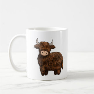 Hochland-Kuh-Tasse Kaffeetasse