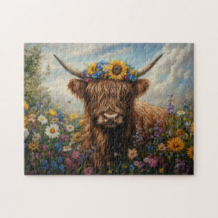 Hochland-Kuh-Wildblume-Blume