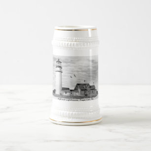 Hochland-Leuchtturm, Cape Cod, MA Bierglas
