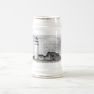 Hochland-Leuchtturm, Cape Cod, MA Bierglas