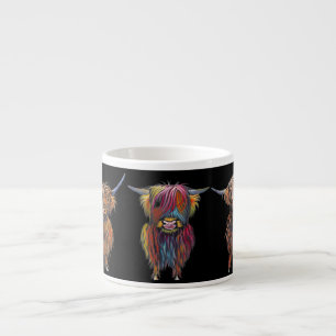 Hochland schüchtert Tasse des Espresso-'ALLE drei