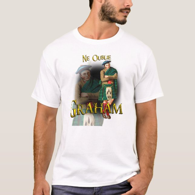 Hochland-Spiele Clan-Graham-Nes Oublie T-Shirt (Vorderseite)