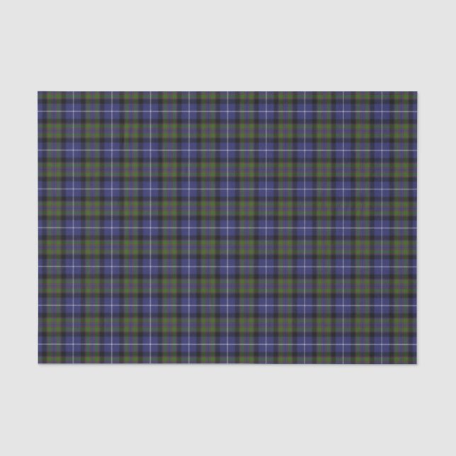 Hochland-Stolz von SchottlandTartan Seidenpapier (Vorderseite)