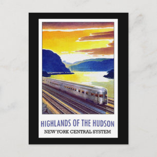 Hochländer des Hudson New York Central System Postkarte