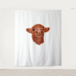 Hochlandkuh Oversifizierter T - Shirt Wandteppich