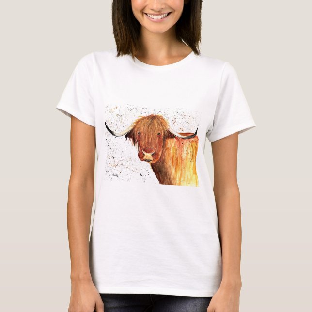 Hochlandkuh T-Shirt (Vorderseite)