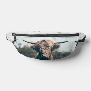 Hochlandkuhportrait Bauchtasche