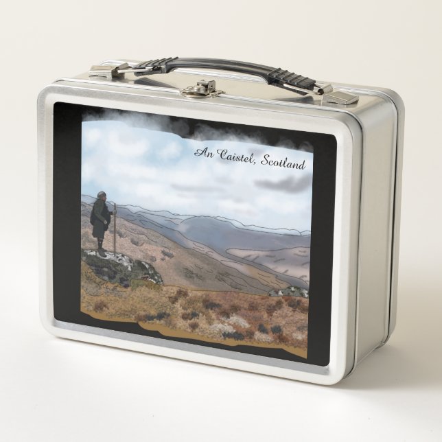 Hochlandlunchbox Metall Brotdose (Vorderseite)