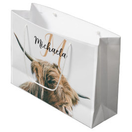 Hochlandportrait individuelle Name Große Geschenktüte
