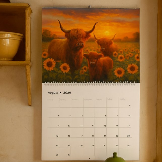 Hochlandrind-Kalender Kalender (Von Creator hochgeladen)