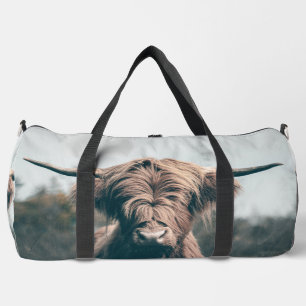 Hochlandrind-Porträt Duffle Bag