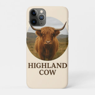 Hochlandrind-Porträtposter mit "Highland Cow" Case-Mate iPhone Hülle
