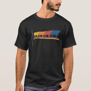 Hochlandrind schottischer Landwirt T-Shirt