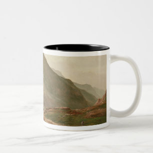 Hochlandszene Zweifarbige Tasse