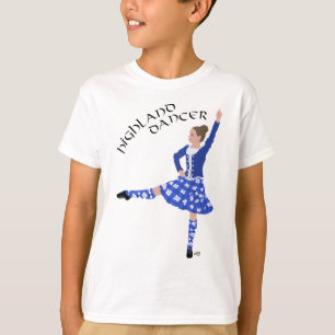 Hochlandtänzerin in Blau T-Shirt