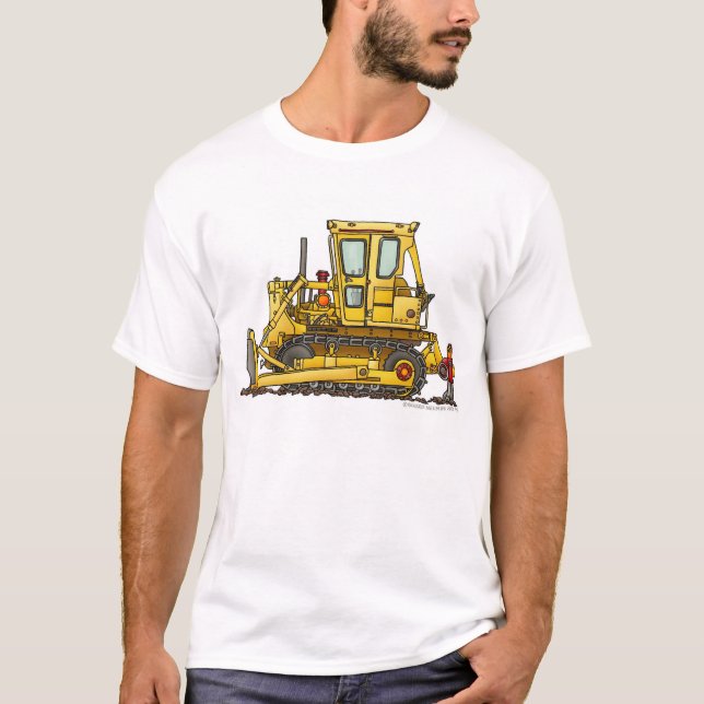 Hochleistungsplanierraupen-Schmutz-Urheber-Bau T-Shirt (Vorderseite)