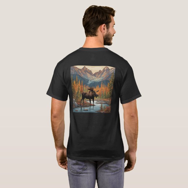 Hochmoosetal T-Shirt (Schwarz voll)