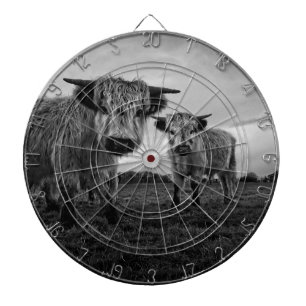 Hochparkkuh Mono Dartscheibe