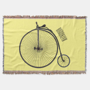 Hochrad Fahrrad Cartoon-Illustration Decke