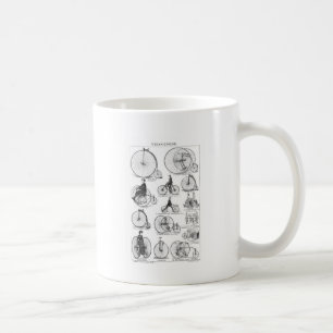 Hochrädriges Fahrrad Penny Farthing Kaffeetasse