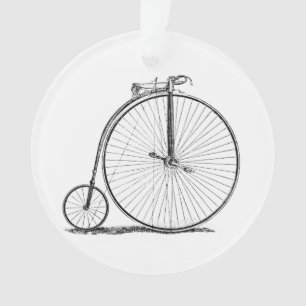 Hochrädriges Fahrrad Penny Farthing Ornament