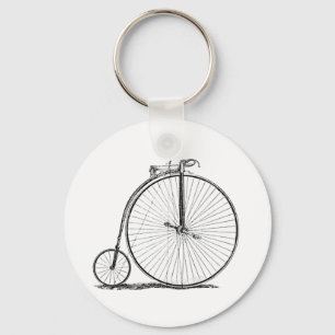 Hochrädriges Fahrrad Penny Farthing Schlüsselanhänger