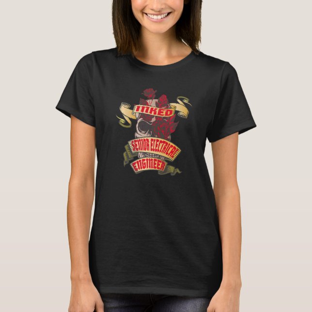 Hochrangiger Elektroingenieur, getauchte Schädel u T-Shirt (Vorderseite)