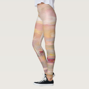 Hochrot-Wellen Leggings