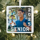Hochschuldiplom 2025 ornament aus metall<br><div class="desc">Zeigen Sie Ihrem Absolventen, wie stolz Sie sind mit diesem Graduate Foto Geschenk! Laden Sie einfach Ihre Bilder hoch und Zazzle druckt sie auf ein Shirt für Sie. Bestelle noch heute!</div>