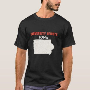 Hochschulen Iowa USA Staat Amerika Reisen I T-Shirt