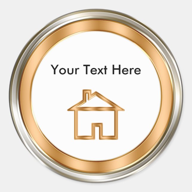 Hochskalierbare Aufkleber für Real-Anwesen (Vorderseite)