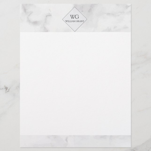 Hochskalierbarer Minimalistischer schick weißer Ma (Vorderseite)
