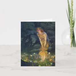 Hochsommer-Eve-Kunst-Sommer-Sonnenwende-Gruß Karte