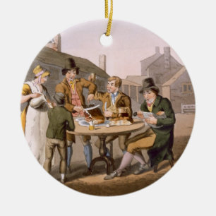 Hochsommer Eve, "vom Kostüm von Yorkshire" Keramikornament