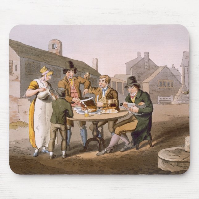 Hochsommer Eve, "vom Kostüm von Yorkshire" Mousepad (Vorne)