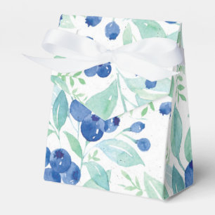 Hochsommer-rustikales Blaubeerbeeren-Sommer-Muster Geschenkschachtel