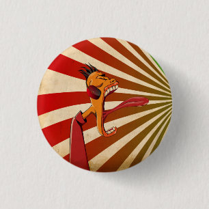 Hochsommer-Schrei Button