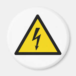 Hochspannungszeichen elektrische Symbol Warngefahr Magnet