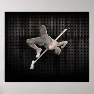 Hochsprung; Cool Poster