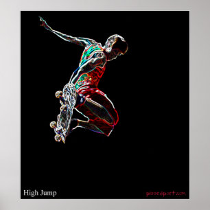 Hochsprung Poster