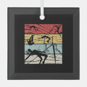 Hochsprung Retro Ornament Aus Glas