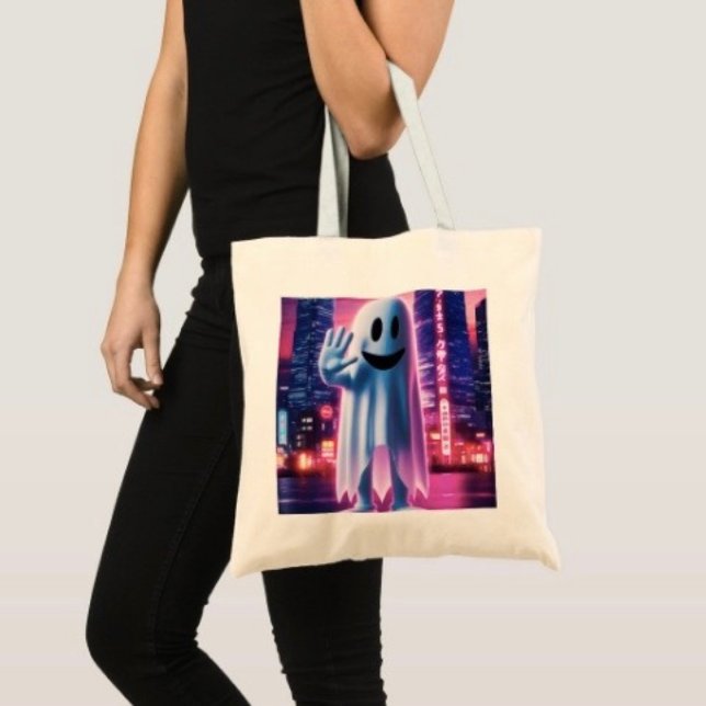 Höchste Wave & Urban Lights Tragetasche (100% natural material 100% cotton D: 15.75"l x 15.25"w 5 handle colors.

)
