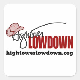 Höchster Lowdown (Aufkleber) Quadratischer Aufkleber