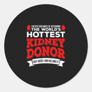 Hochtest Organspenderorgan-Transplantation Operati Runder Aufkleber