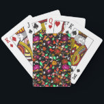 Hochtouren Spielkarten<br><div class="desc">Niedliche Vintage Blumenstruktur</div>