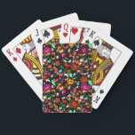 Hochtouren Spielkarten<br><div class="desc">Niedliche Vintage Blumenstruktur</div>