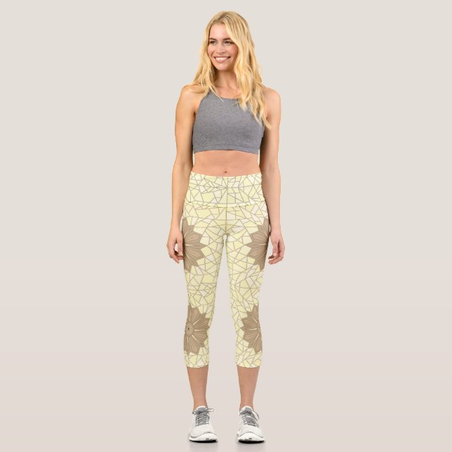 Hochwaisted-Capris Capri Leggings (Vorderseite)