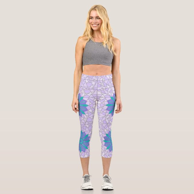 Hochwaisted-Capris Capri Leggings (Vorderseite)
