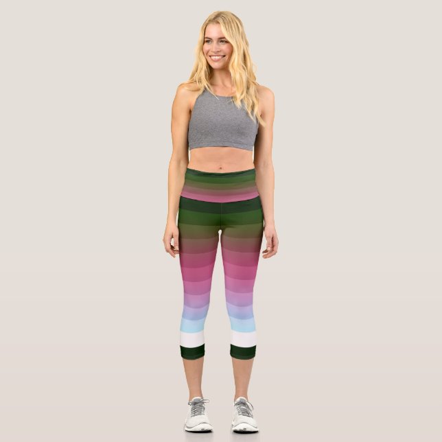 Hochwaisted-Capris Capri Leggings (Vorderseite)
