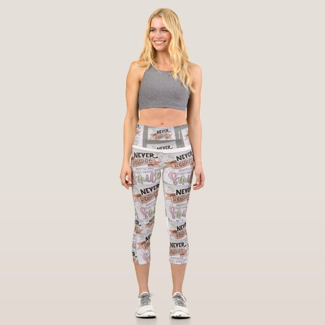 Hochwaisted-Capris Capri Leggings (Vorderseite)